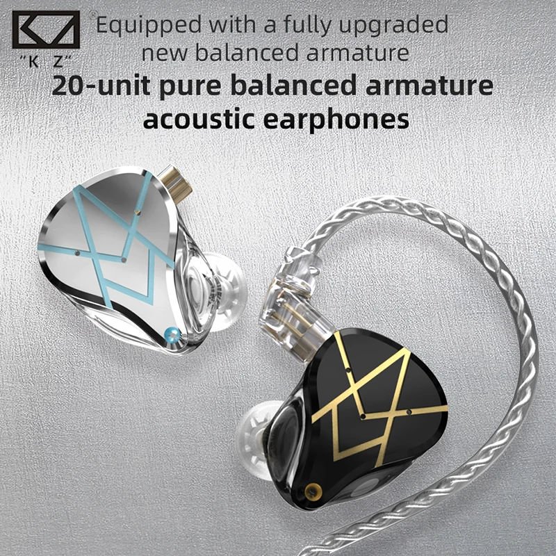 KZ ASX 20BA Units HIFI In Ear Earphone Bass DJ Monitor Earbuds Noise Cancelling Headphone KZ ZSX ZAX ZSN PRO X ZST X CCA CA16
KZ ASX 20BA Units HIFI In Ear Earphone Bass DJ Monitor Earbuds Noise Cancelling Headphone KZ ZSX ZAX ZSN PRO X ZST X CCA CA16