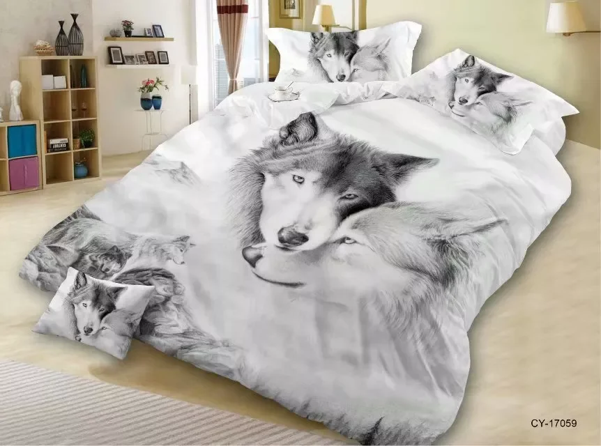 48 High Quality Cheap Price Bed Set 3d Animal Quilt Cover Hot Sale Bedding Set Article Wolf Four Paper Set
48 High Quality Cheap Price Bed Set 3d Animal Quilt Cover Hot Sale Bedding Set Article Wolf Four Paper Set