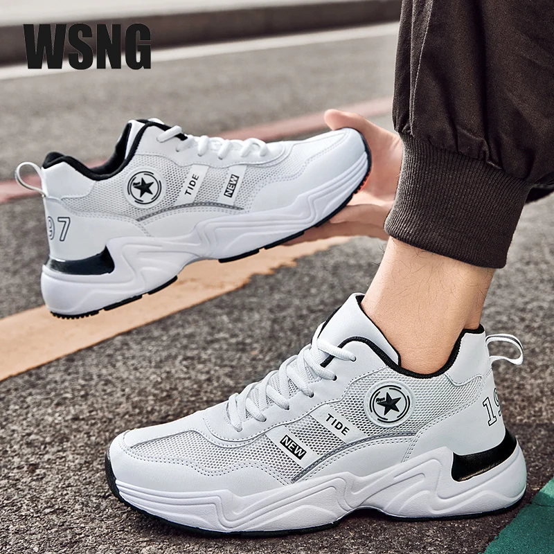 WSNG 2022Large Size Casual Men's Shoes Mesh Breathable Men's Sports Shoes All-match Wear-resistant Non-slip Shoes Size 39-48
WSNG 2022Large Size Casual Men's Shoes Mesh Breathable Men's Sports Shoes All-match Wear-resistant Non-slip Shoes Size 39-48
