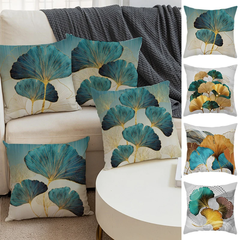 45*45cm Home Cushion Cover Ginkgo Leaf Throw Pillow Home Decorative Square Wedding Pets Baby Print Pillowcase Soft Short Plush
45*45cm Home Cushion Cover Ginkgo Leaf Throw Pillow Home Decorative Square Wedding Pets Baby Print Pillowcase Soft Short Plush