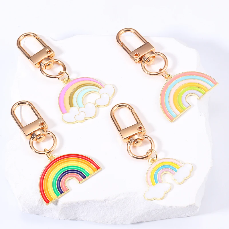 Kawaii Candy Color Enamel Rainbow Cloud Keychain For Women Men Handbag Wallet Car Key Keyrings Ornaments DIY Jewelry Accessories
Kawaii Candy Color Enamel Rainbow Cloud Keychain For Women Men Handbag Wallet Car Key Keyrings Ornaments DIY Jewelry Accessories