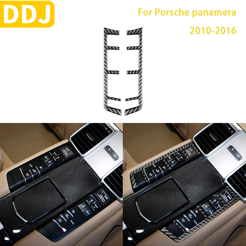 Аксессуары для Porsche Panamera 2010-2016, автомобильная наклейка из углеродного волокна для внутренней отделки каркаса с функциональными клавишами
Аксессуары для Porsche Panamera 2010-2016, автомобильная наклейка из углеродного волокна для внутренней отделки каркаса с функциональными клавишами