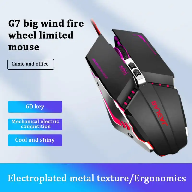 Professional Wired Gaming Mouse 6 Button 3600DPI LED Optical USB Computer Mouse Game Mice Silent Mouse Mause For PC Laptop Gamer
Professional Wired Gaming Mouse 6 Button 3600DPI LED Optical USB Computer Mouse Game Mice Silent Mouse Mause For PC Laptop Gamer