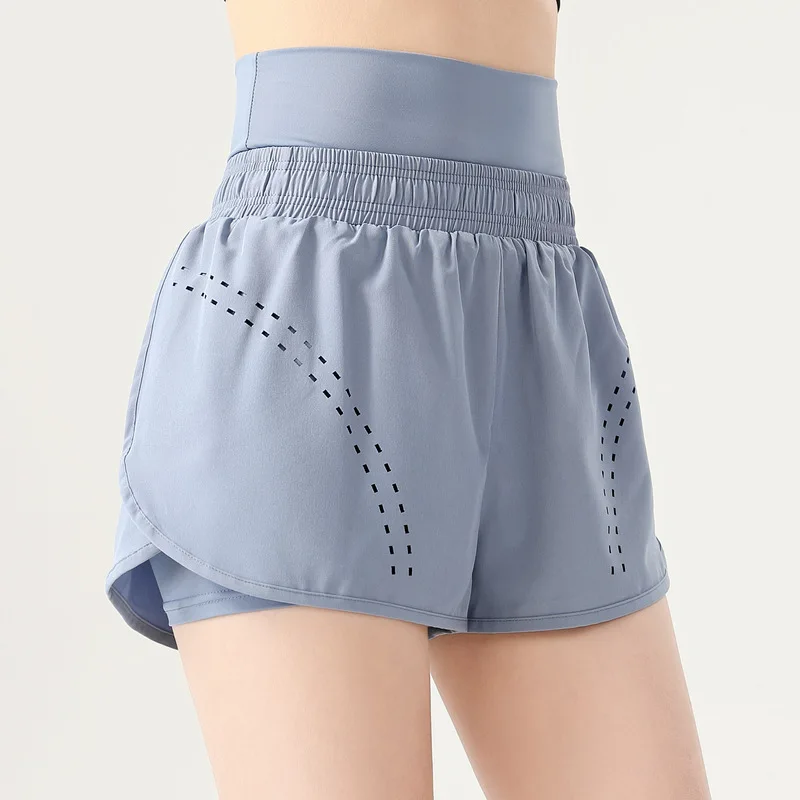 Summer High Waist Anti-glare Fake Two-piece Sports Shorts Women's Tight-fitting Quick-drying Training Running Yoga Fitness Pants
Summer High Waist Anti-glare Fake Two-piece Sports Shorts Women's Tight-fitting Quick-drying Training Running Yoga Fitness Pants