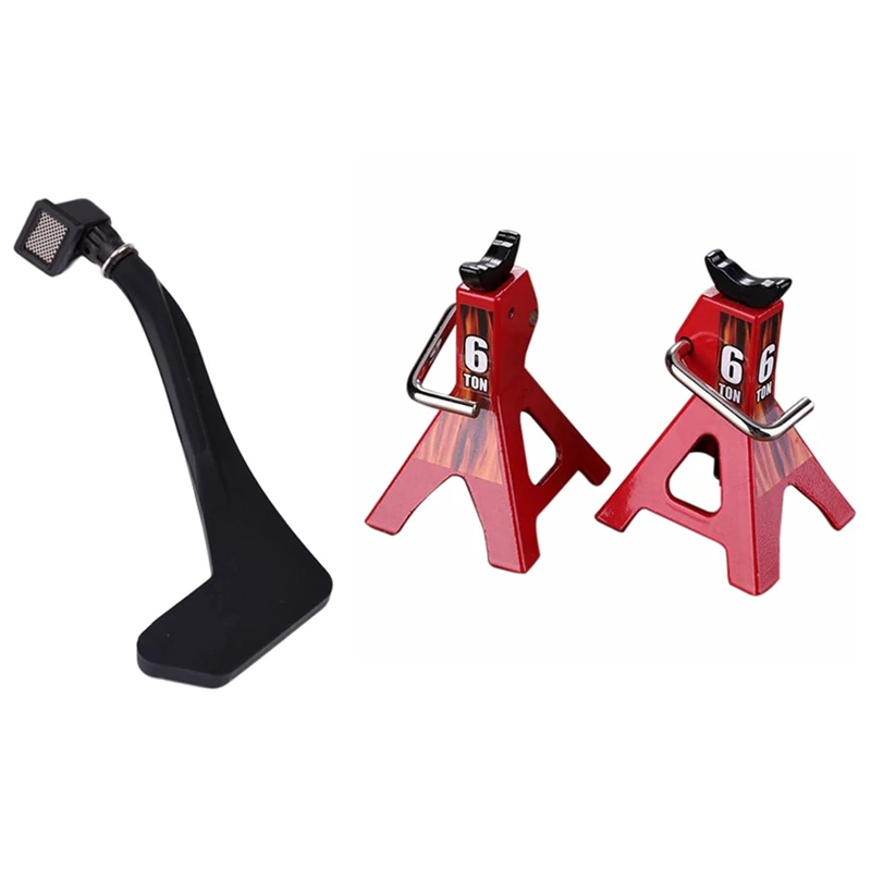 3 Pcs RC Car Part: 1 Pcs Black Soft Rubber Snorkel & 2 Pcs 6 Ton Simulated Jack Metal Mini Jack Stands Decoration
3 Pcs RC Car Part: 1 Pcs Black Soft Rubber Snorkel & 2 Pcs 6 Ton Simulated Jack Metal Mini Jack Stands Decoration