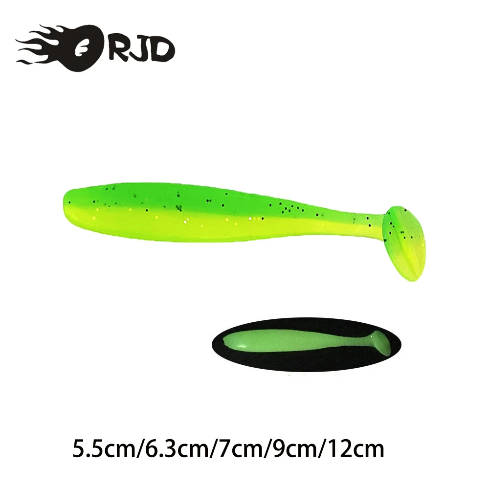 ORJD Soft Silicone 5.5cm-12cm Fishing Lure Wobblers Double Color Aritificial T Tail Worms Bait Swimbait Bass Pike Fishing Tackle
ORJD Soft Silicone 5.5cm-12cm Fishing Lure Wobblers Double Color Aritificial T Tail Worms Bait Swimbait Bass Pike Fishing Tackle