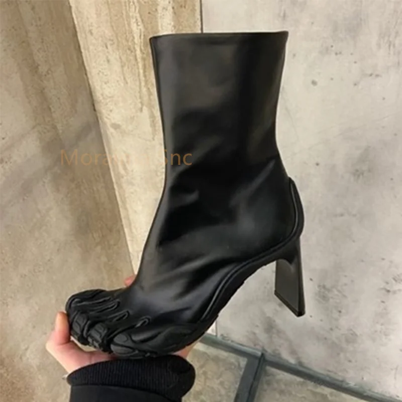 Five Fingers Boots High Toe Strange Style Woman Shoes Winter 2023 New In Black Ankle Sock Boot Female Slip-On Elastic Shoes
Five Fingers Boots High Toe Strange Style Woman Shoes Winter 2023 New In Black Ankle Sock Boot Female Slip-On Elastic Shoes
