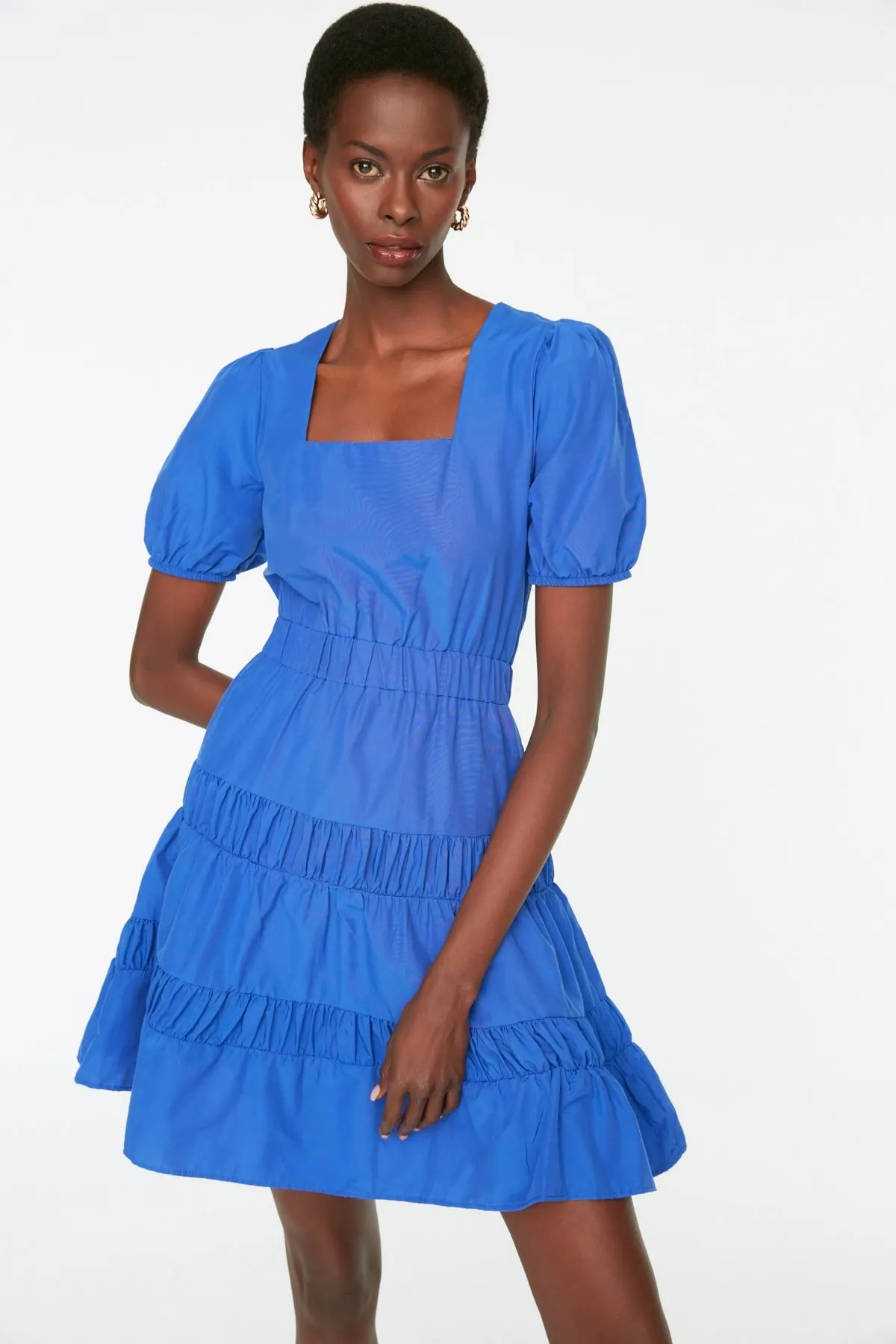 Women's Dress Navy Blue Pleated Elegant Fashion Summer Spring Casual Short Sleeve Stretch Casual Short Sleeve Stretch Comfortable Boho Dress
Women's Dress Navy Blue Pleated Elegant Fashion Summer Spring Casual Short Sleeve Stretch Casual Short Sleeve Stretch Comfortable Boho Dress