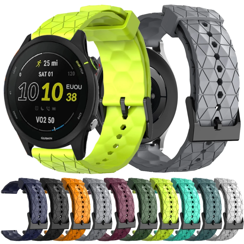 20/22 мм силиконовый спортивный ремешок для Garmin Vivoactive 4/Venu 2/Forerunner 255 музыкальный ремешок мягкие браслеты браслет аксессуары
20/22 мм силиконовый спортивный ремешок для Garmin Vivoactive 4/Venu 2/Forerunner 255 музыкальный ремешок мягкие браслеты браслет аксессуары
