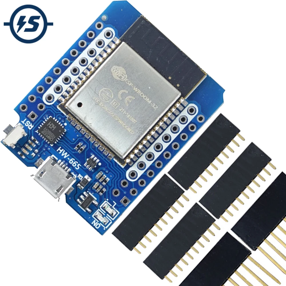 Mini Kit ESP32 Module WiFi Development Board Wireless Bluetooth 2-in-1 Dual-Core CPU ESP32 3.3-5V Strong Scalability
Mini Kit ESP32 Module WiFi Development Board Wireless Bluetooth 2-in-1 Dual-Core CPU ESP32 3.3-5V Strong Scalability