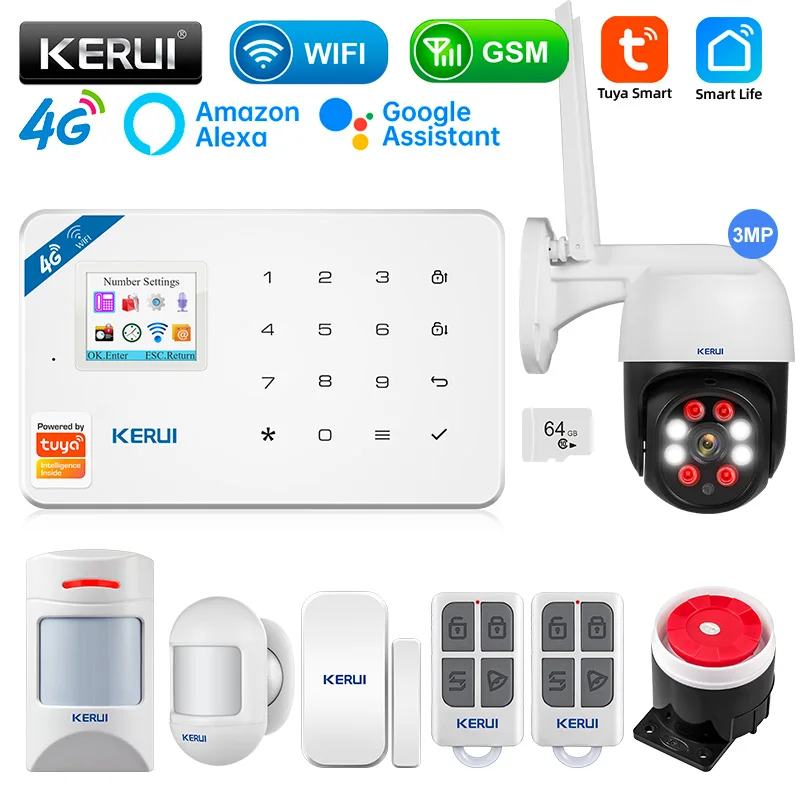 KERUI W184 1,7 дюйма GSM 4G WIFI приложение Tuya Умный дом Охранная сигнализация для дома TFT цветной дисплей экран Противоугонная сигнализация
KERUI W184 1,7 дюйма GSM 4G WIFI приложение Tuya Умный дом Охранная сигнализация для дома TFT цветной дисплей экран Противоугонная сигнализация