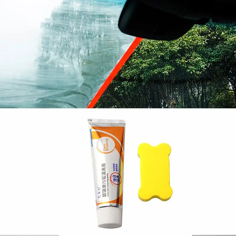 50g Auto Car Glass Polishing Glass Oil Film Removing Paste Clean Polish Paste for Bathroom Window Front Windshield Agent Tools
50g Auto Car Glass Polishing Glass Oil Film Removing Paste Clean Polish Paste for Bathroom Window Front Windshield Agent Tools