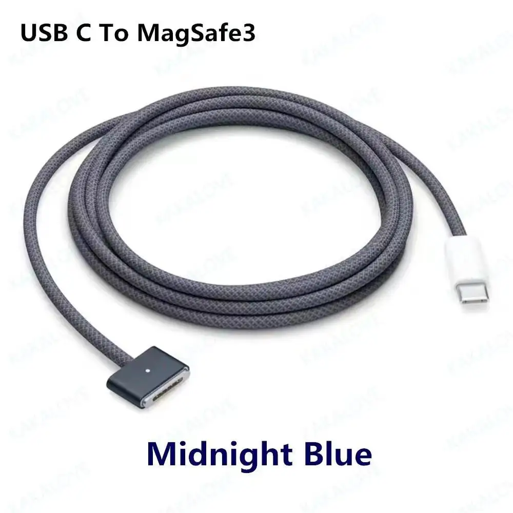 Original Magnetic 2m USB-C To MagSaf* 3 Charger Cable Cord For Macbook Pro Air 13 14 16 M1 M2 A2779 A2452 A2780 A2681 A2442
Original Magnetic 2m USB-C To MagSaf* 3 Charger Cable Cord For Macbook Pro Air 13 14 16 M1 M2 A2779 A2452 A2780 A2681 A2442
