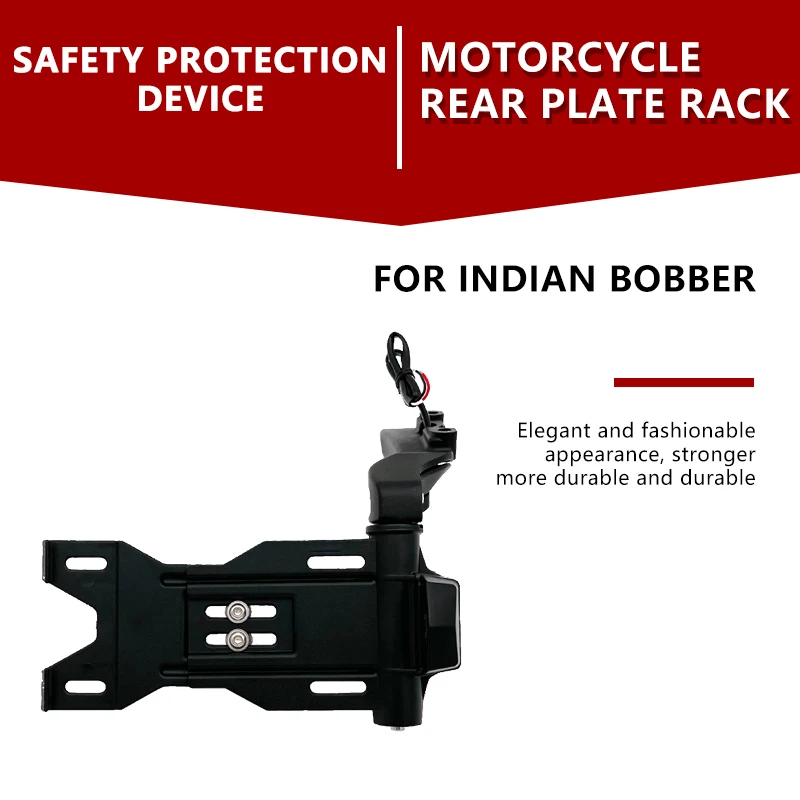 for INDIAN BOBBER Motorcycle Side License Plate Holder Plate Rack Number bobber Accessories Black Rear Tail Bracket
for INDIAN BOBBER Motorcycle Side License Plate Holder Plate Rack Number bobber Accessories Black Rear Tail Bracket