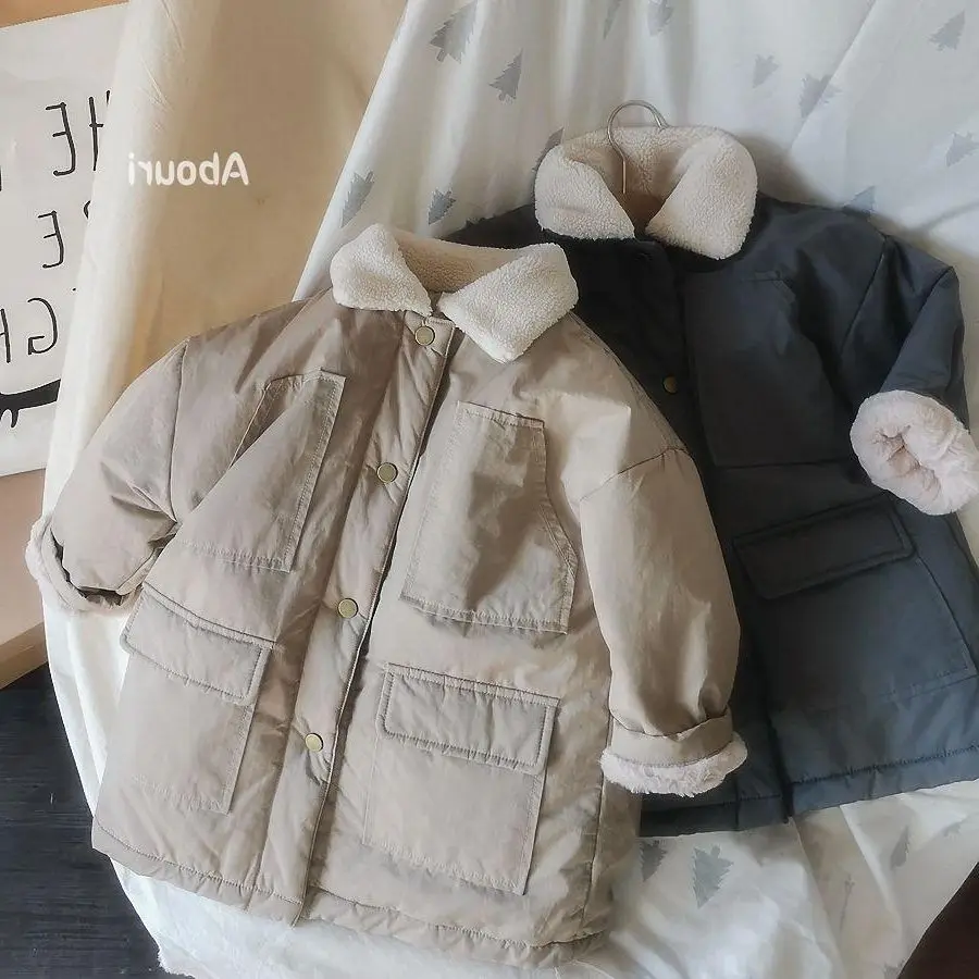 Kids Coat Winter Girls Boys Teenage Thick Warm Fleece Coat Children Fashion Plus Velvet Long Outwear Jackets Baby Clothing
Kids Coat Winter Girls Boys Teenage Thick Warm Fleece Coat Children Fashion Plus Velvet Long Outwear Jackets Baby Clothing
