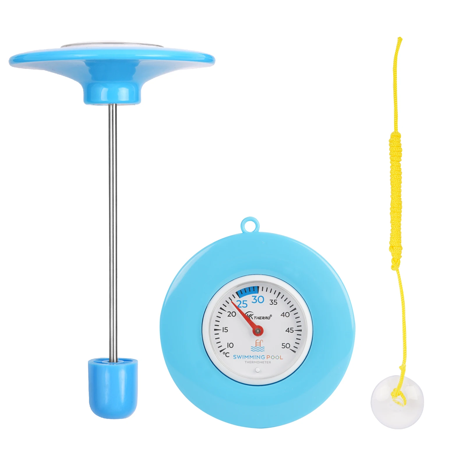 Термометр для бассейна с легко читаемым циферблатом по Цельсию, прочной конструкцией из АБС-пластика и нержавеющей стали для измерения подводного температуры.
Термометр для бассейна с легко читаемым циферблатом по Цельсию, прочной конструкцией из АБС-пластика и нержавеющей стали для измерения подводного температуры.