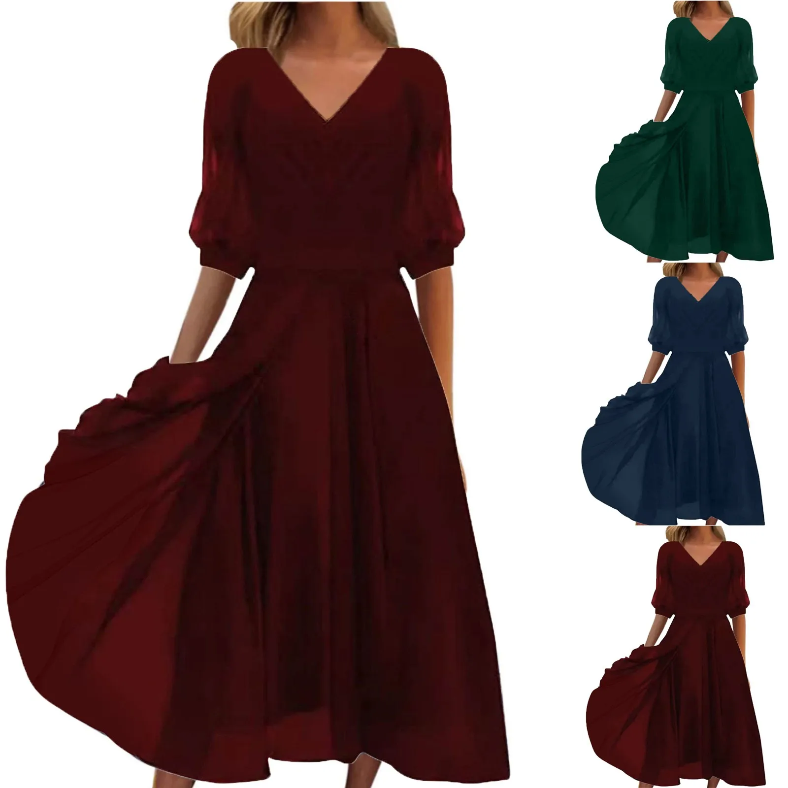 women red midi dress Half sleeve Square Collar Ruffle Hem Loose Dress for ladies spring and Summer Boho Sundress Dresses платье
women red midi dress Half sleeve Square Collar Ruffle Hem Loose Dress for ladies spring and Summer Boho Sundress Dresses платье