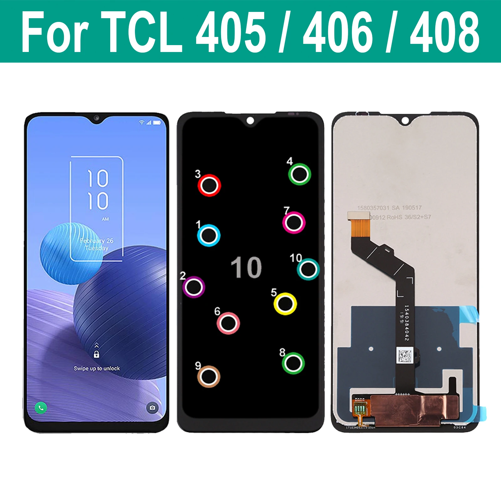 Оригинальный дисплей 6,6 ''для TCL 405 406 408 LCD T506D T507D1 T507A T507U T507U1 T507U2 T507J
Оригинальный дисплей 6,6 ''для TCL 405 406 408 LCD T506D T507D1 T507A T507U T507U1 T507U2 T507J