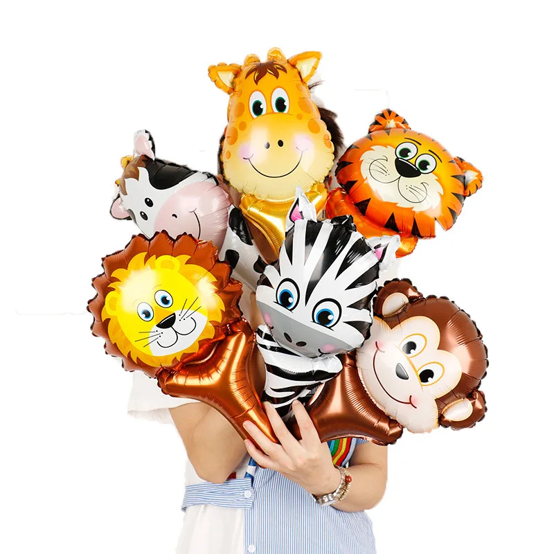 6pcs Handheld Animal Head Foil Balloons Tiger Lion Inflatable Balloon Jungle Party Decoration Kid Hand Stick Toys Birthday Decor
6pcs Handheld Animal Head Foil Balloons Tiger Lion Inflatable Balloon Jungle Party Decoration Kid Hand Stick Toys Birthday Decor