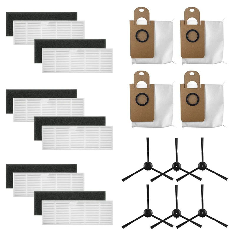 Replacement Parts Filters Side Brushes Dust Bag For Proscenic M7pro, M7 Max, M8pro Vacuum Cleaner Accessories
Replacement Parts Filters Side Brushes Dust Bag For Proscenic M7pro, M7 Max, M8pro Vacuum Cleaner Accessories