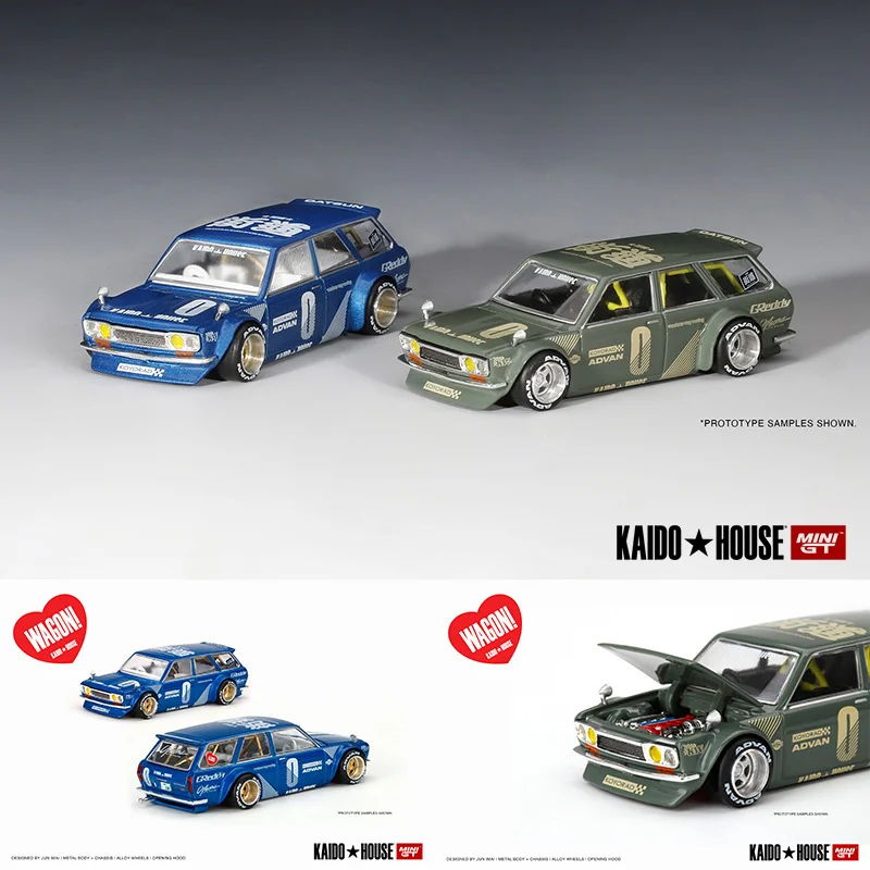1:64 MINI GT Datsun KAIDO 510 Wagon Green Blue Alloy Diorama Collection Of Car Models Miniature Toys For Children
1:64 MINI GT Datsun KAIDO 510 Wagon Green Blue Alloy Diorama Collection Of Car Models Miniature Toys For Children