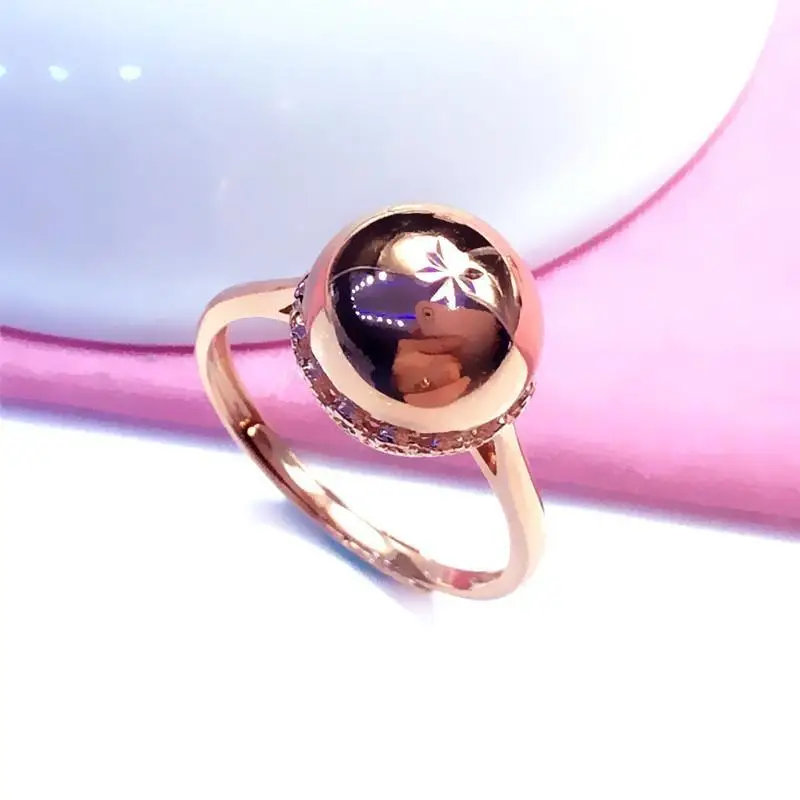 Pure Russian Women's Purple Gold Open Ring New Shiny Color Gold Gift for Mother Engagement Rings for Women Fashion
Pure Russian Women's Purple Gold Open Ring New Shiny Color Gold Gift for Mother Engagement Rings for Women Fashion