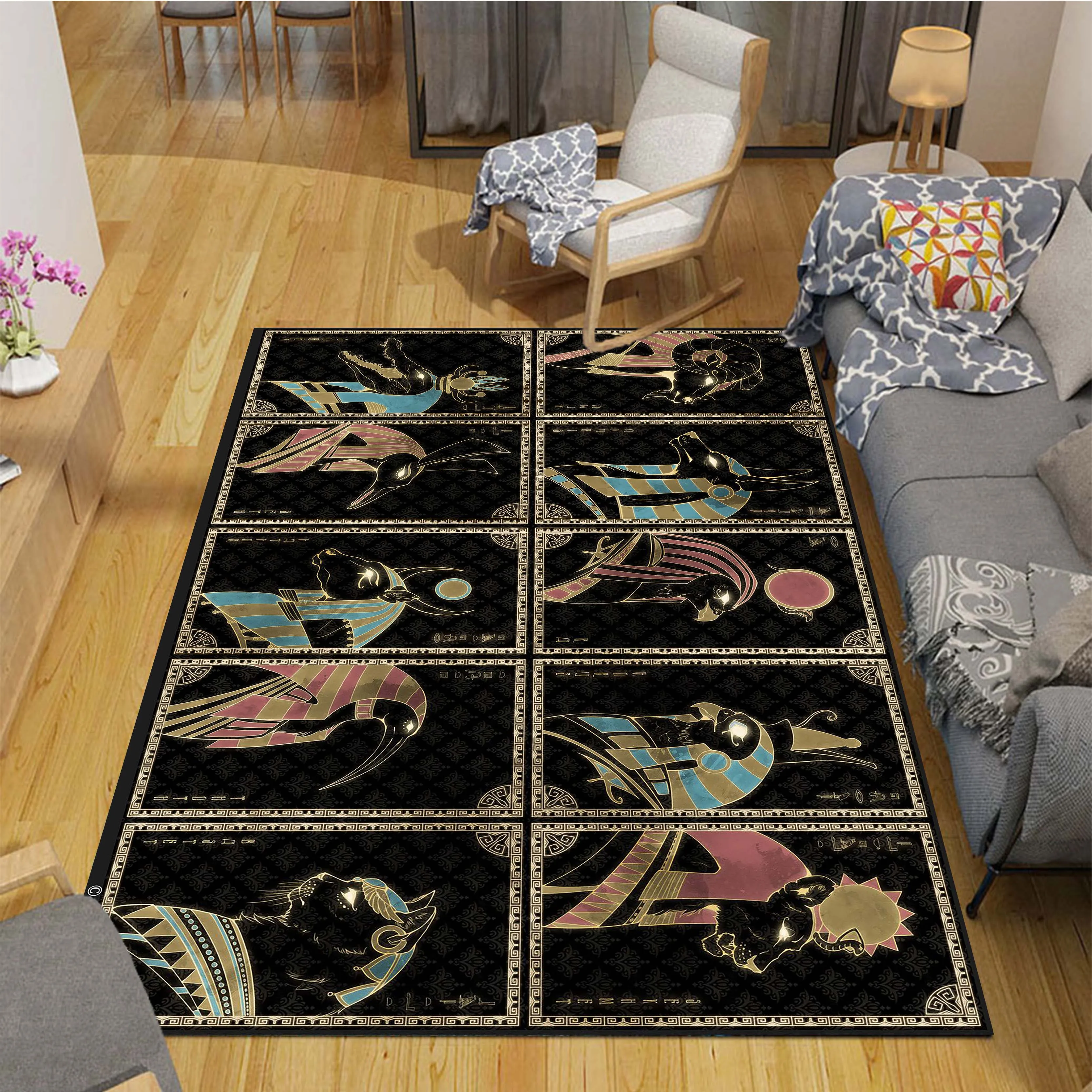 Egyptian Ancient Goddess Carpet Living Room Home Decoration Sofa Carpet Non-slip Chair Cushion Leisure Mat 
Egyptian Ancient Goddess Carpet Living Room Home Decoration Sofa Carpet Non-slip Chair Cushion Leisure Mat