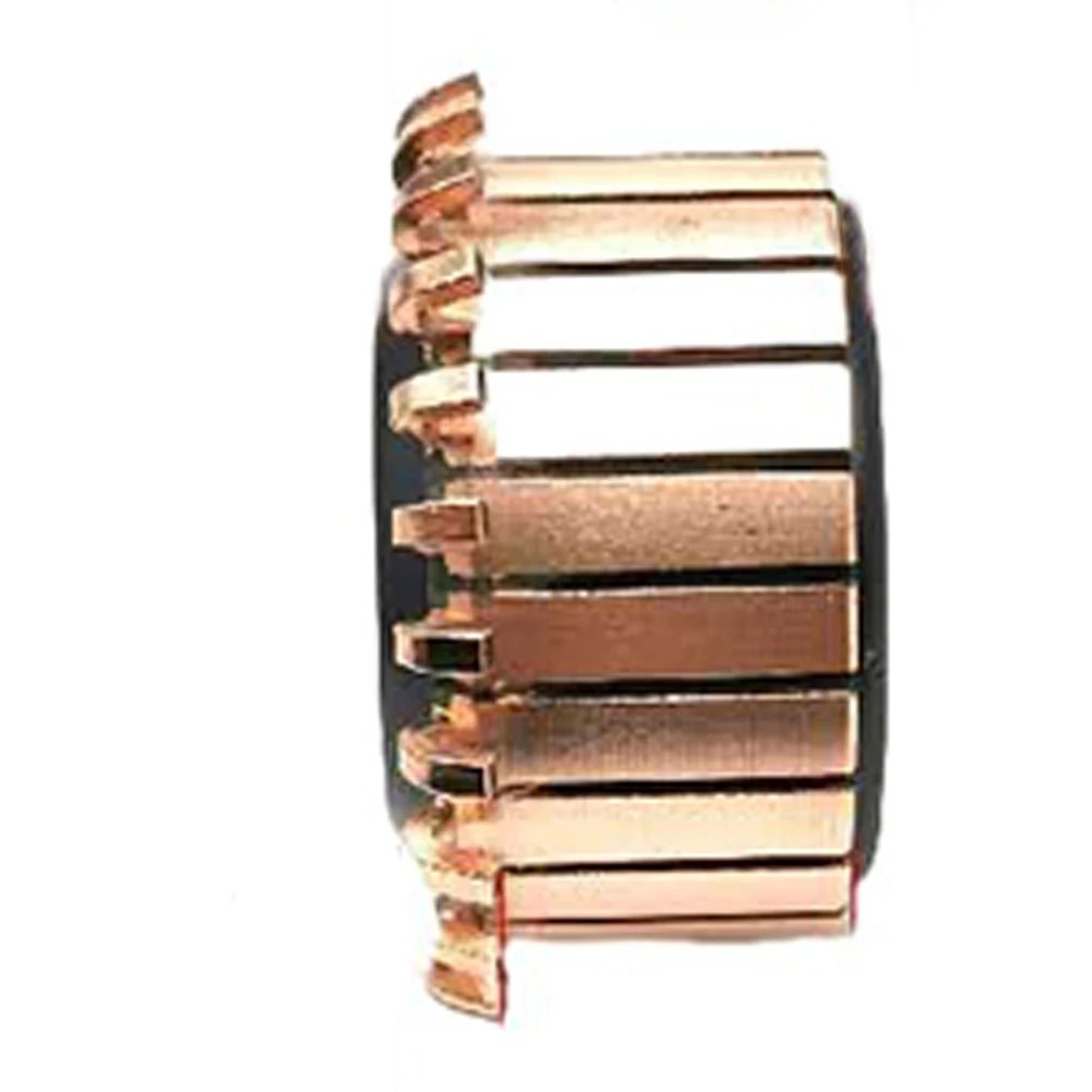 Motor Commutator 24P Teeth 28.2X11X15 (17.5mm) Copper Hook Type Electrical Motor Parts CHY-2421-24 For Home Appliances DC Motors
Motor Commutator 24P Teeth 28.2X11X15 (17.5mm) Copper Hook Type Electrical Motor Parts CHY-2421-24 For Home Appliances DC Motors