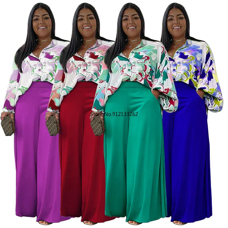 Autumn African Women Long Sleeve V-neck Polyester Print Two Pieces Sets Top +Long Pant Women Clothing Set L-4XL African Clothes
Autumn African Women Long Sleeve V-neck Polyester Print Two Pieces Sets Top +Long Pant Women Clothing Set L-4XL African Clothes