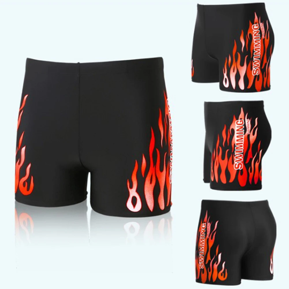 Men's Swimming Trunks Beach Shorts Swim Boxer Trunks With Drawstring Lined Process Flame Swimming Pants
Men's Swimming Trunks Beach Shorts Swim Boxer Trunks With Drawstring Lined Process Flame Swimming Pants