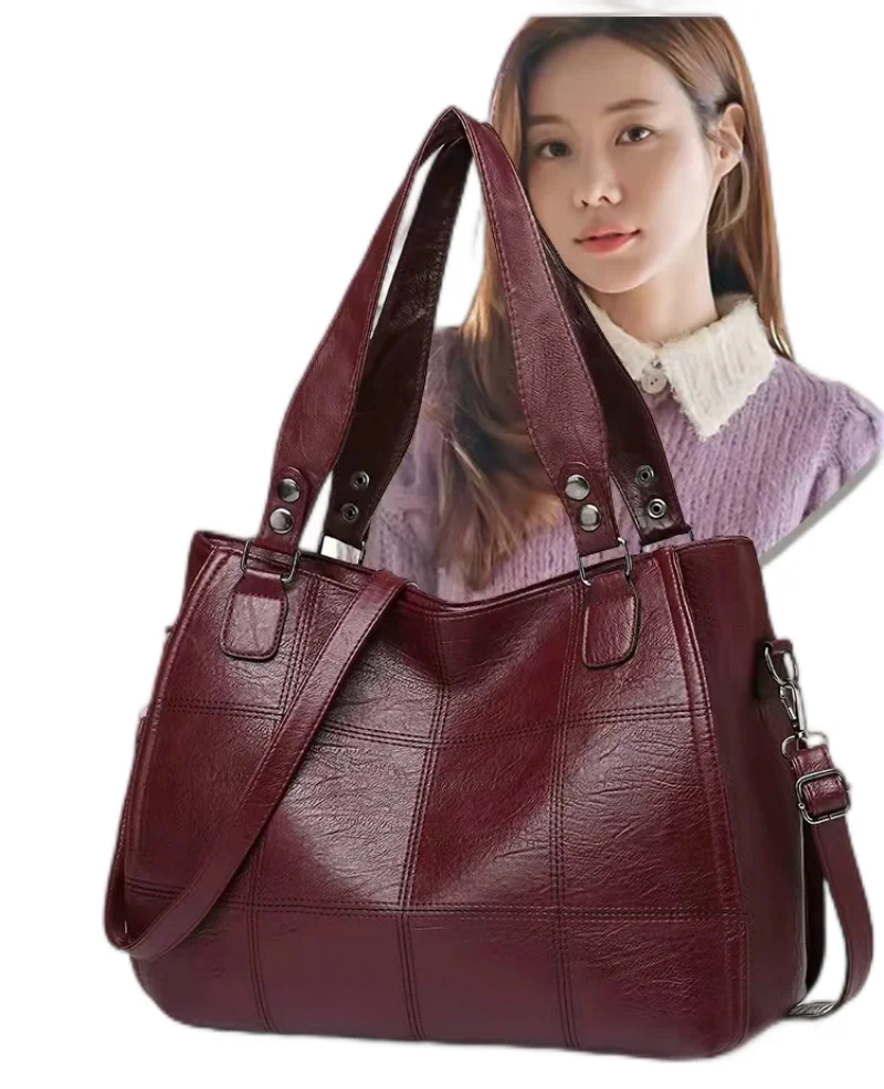 Solid Color Fashion Leather Women's Handbags 2022 Designer Luxury High-end Quality Multifunctional One Shoulder Messenger Bag La
Solid Color Fashion Leather Women's Handbags 2022 Designer Luxury High-end Quality Multifunctional One Shoulder Messenger Bag La