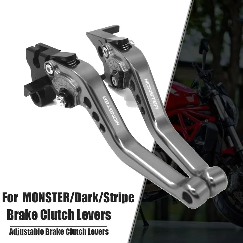 Fit 821 MONSTER/Dark/Stripe 2014-2021 Brake Levers For 797 MONSTER 2017-2021 Clutch Levers 
Fit 821 MONSTER/Dark/Stripe 2014-2021 Brake Levers For 797 MONSTER 2017-2021 Clutch Levers