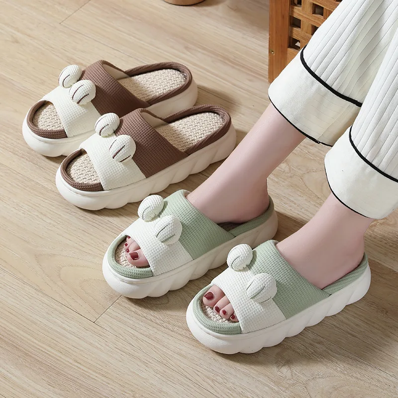 Linen slippers women thick soled home cotton and linen slippers men womens shoes Personalized deodorization Home Shoes
Linen slippers women thick soled home cotton and linen slippers men womens shoes Personalized deodorization Home Shoes