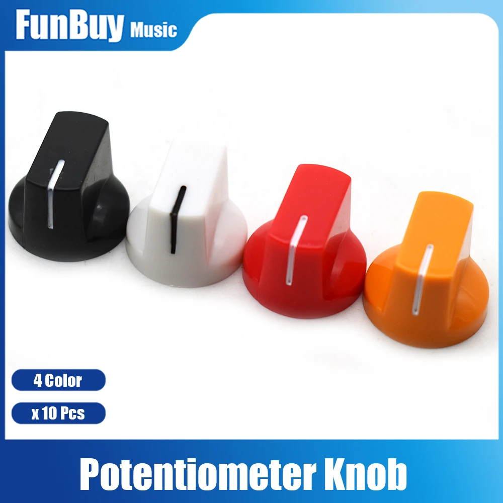 10pcs Multi Color Flat Head Guitar Pedal Knob Electric Guitar Pot Potentiometer Knobs Guitar Accessories
10pcs Multi Color Flat Head Guitar Pedal Knob Electric Guitar Pot Potentiometer Knobs Guitar Accessories