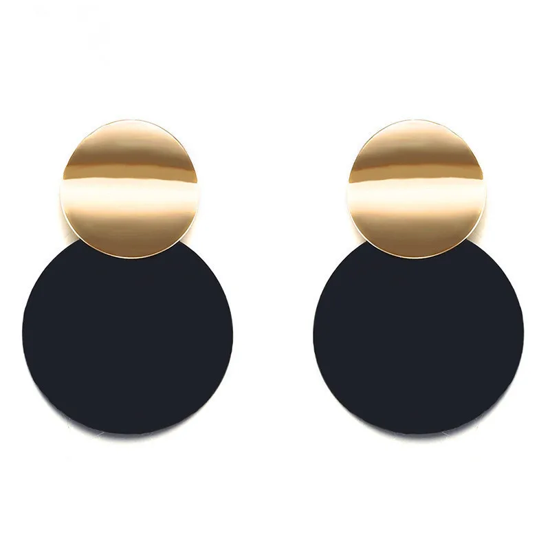 2019 Fashion Non Pierced Clip On Earrings Gold Black Metal Round Disc Statement Ear Clips for Women Bijoux Brincos Party Gift
2019 Fashion Non Pierced Clip On Earrings Gold Black Metal Round Disc Statement Ear Clips for Women Bijoux Brincos Party Gift