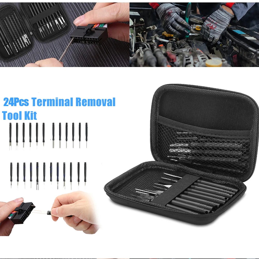 Brand New Car Cable 24PS Extractor Key Tools Pin Plug Removal Tool Repair Remover With Box Direct Installation
Brand New Car Cable 24PS Extractor Key Tools Pin Plug Removal Tool Repair Remover With Box Direct Installation