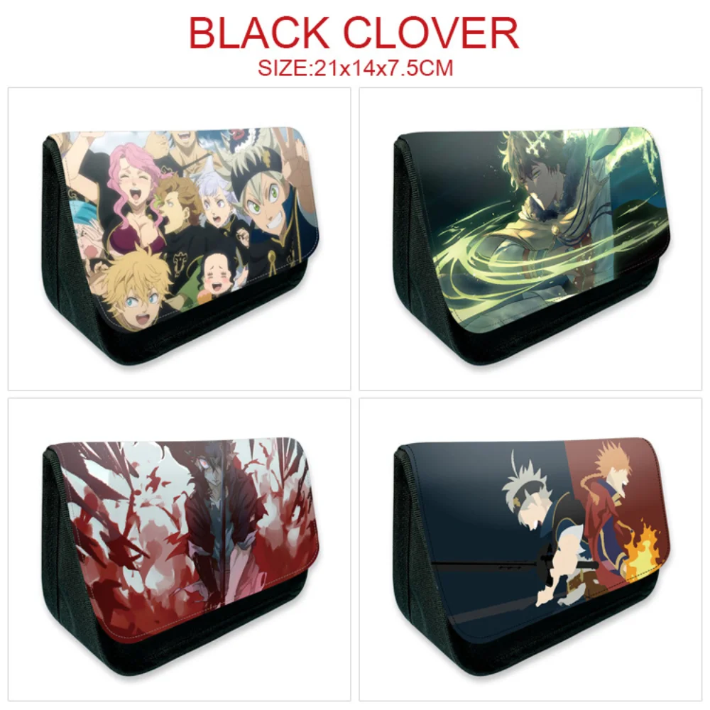 Black Clover Anime Nylon Student School Stationery Bag Cartoon MakeUp Print Pencil Cases Girl Cosmetic Cases Zip Pen Bags
Black Clover Anime Nylon Student School Stationery Bag Cartoon MakeUp Print Pencil Cases Girl Cosmetic Cases Zip Pen Bags