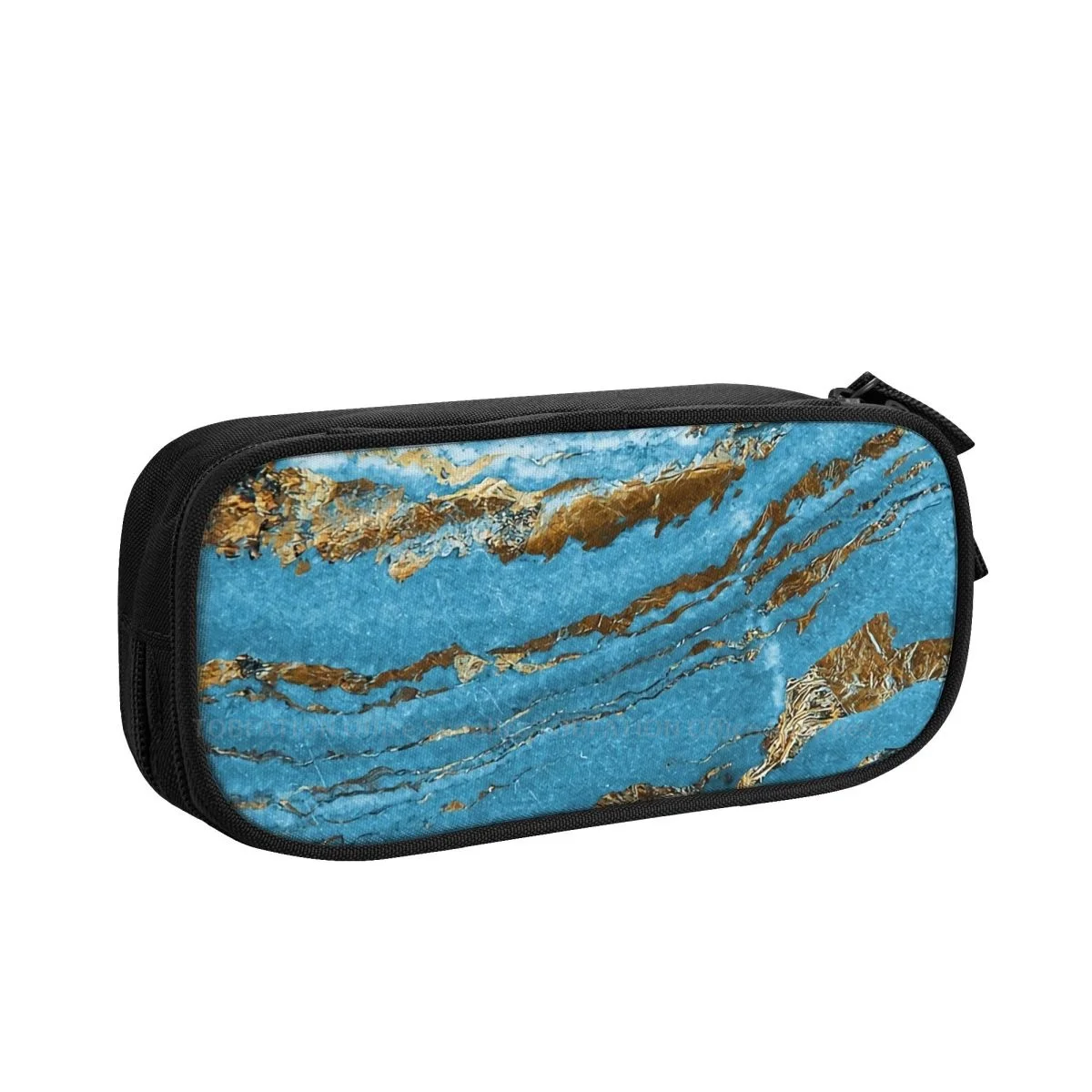 Blue And Gold Marble Pattern Pencase Metallic Ocean Pencil Bag Girls Boys Student Stationary Bags Large Capacity Double Zipper
Blue And Gold Marble Pattern Pencase Metallic Ocean Pencil Bag Girls Boys Student Stationary Bags Large Capacity Double Zipper