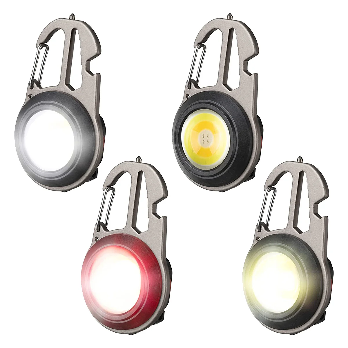 4 Pcs LED Mini COB Flashlights 7 Light Mode Light Keychain Flashlight 500 Lumens Bright Pocket Flashlight Rechargeable 
4 Pcs LED Mini COB Flashlights 7 Light Mode Light Keychain Flashlight 500 Lumens Bright Pocket Flashlight Rechargeable