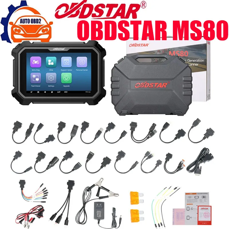OBDSTAR MS80 интеллектуальная Диагностика мотоцикла Поддержка программирования Immo