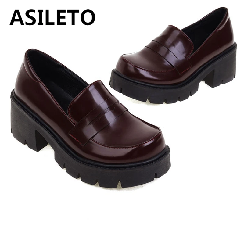 ASILETO Style Platform Shoes For Women Small Leather Square Toe Platform Heel Women's Fashion Simple Single Shoes Size 43 F1618
ASILETO Style Platform Shoes For Women Small Leather Square Toe Platform Heel Women's Fashion Simple Single Shoes Size 43 F1618