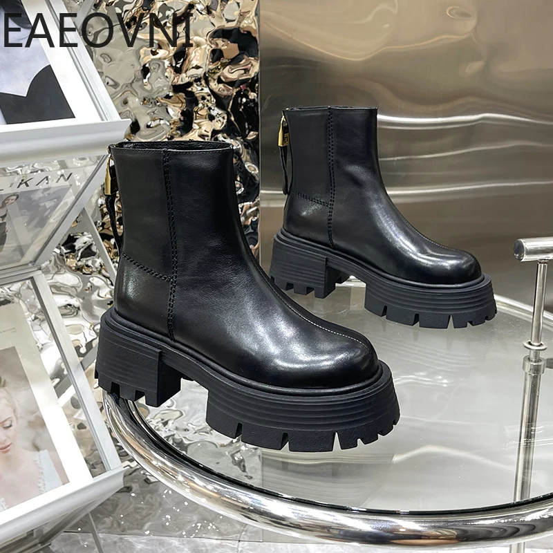 Autumn Fur Ankle Boots For Women Fashion Side Zippers Short Boots Female Platform Bottom Women's Winter Warm Footwear
Autumn Fur Ankle Boots For Women Fashion Side Zippers Short Boots Female Platform Bottom Women's Winter Warm Footwear