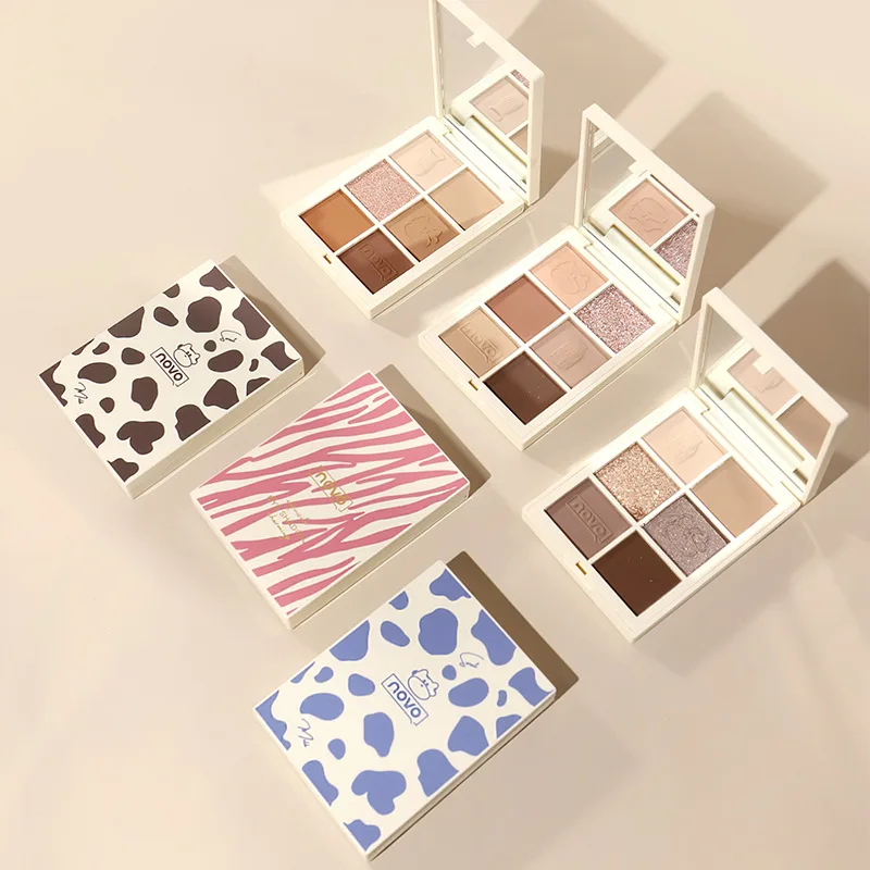 NOVO 6 Color Eyeshadow Glitter Shimmer Matte Lasting Professional Eye Shadow Powder Palette Makeup Korean Cosmetics Maquillaje
NOVO 6 Color Eyeshadow Glitter Shimmer Matte Lasting Professional Eye Shadow Powder Palette Makeup Korean Cosmetics Maquillaje