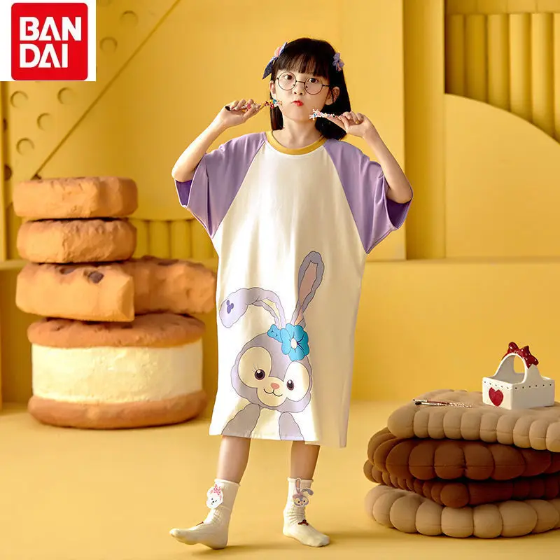 Bandai 2022 Disney Pajama Dress Summer Thin Skin-Friendly Cotton Pajamas Girls Dress Simple Cute Cartoon Print Pajamas
Bandai 2022 Disney Pajama Dress Summer Thin Skin-Friendly Cotton Pajamas Girls Dress Simple Cute Cartoon Print Pajamas