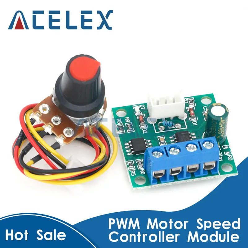 PWM Motor Speed Controller Automatic DC Regulator Control Module Low Voltage 1.8V to 15V 2A |