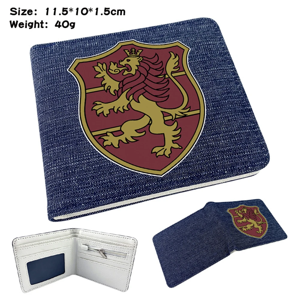 Anime Black Clover Denim Wallet Cartoon Print Bifold Short Coin Bag Pocket Photo Credit Card Holder Layers Unisex Fashion Purse
Anime Black Clover Denim Wallet Cartoon Print Bifold Short Coin Bag Pocket Photo Credit Card Holder Layers Unisex Fashion Purse