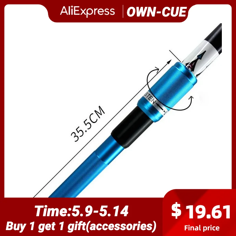 Fury Pool Billiard Cue Snooker Cue Extension Durable and convenient Extension High-quality Billiar Accessories Extension 2019
Fury Pool Billiard Cue Snooker Cue Extension Durable and convenient Extension High-quality Billiar Accessories Extension 2019