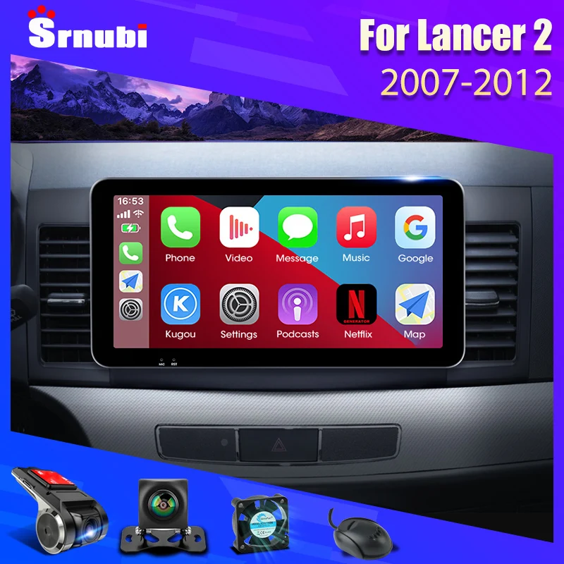 Srnubi 10.3" 2Din Android 11 Car Radio For Mitsubishi Lancer 2 2007-2012 Multimedia Player GPS Navigation QLED Screen 4G Carplay
Srnubi 10.3" 2Din Android 11 Car Radio For Mitsubishi Lancer 2 2007-2012 Multimedia Player GPS Navigation QLED Screen 4G Carplay