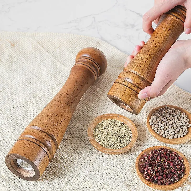 Salt and Pepper Grinder Manual Wood Grinder Machine Herb Spice Grinder Adjustable Coarseness Kitchen Tools
Salt and Pepper Grinder Manual Wood Grinder Machine Herb Spice Grinder Adjustable Coarseness Kitchen Tools