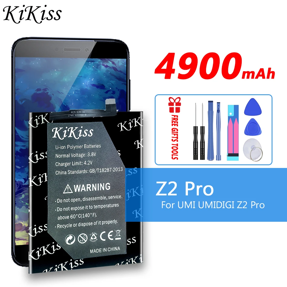 4900mAh Z2 Pro Mobile Phone Batteries for UMI Umidigi Z2 Pro Battery + Gift Tools
4900mAh Z2 Pro Mobile Phone Batteries for UMI Umidigi Z2 Pro Battery + Gift Tools